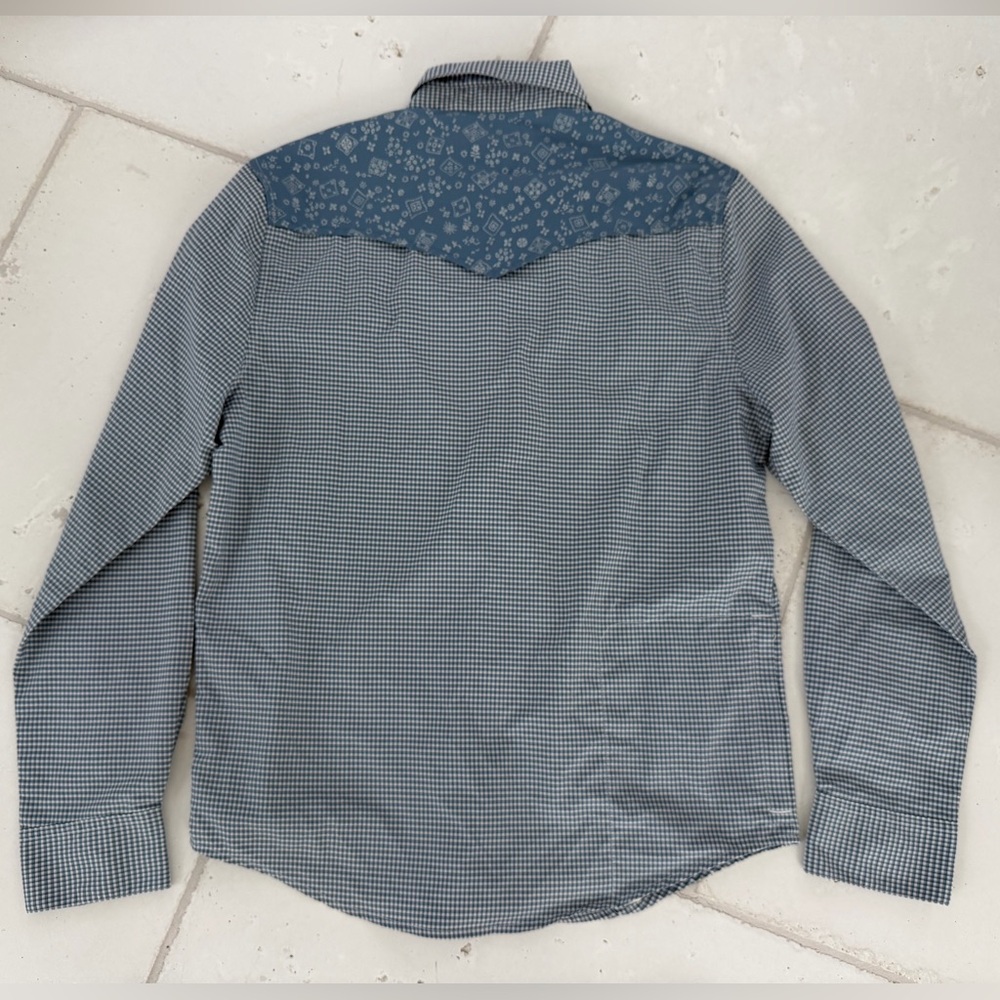 HOWLER BROTHERS TECH LONGSLEEVE - WILD RAG IN BLUE MIRAGE - Picture 2 of 4